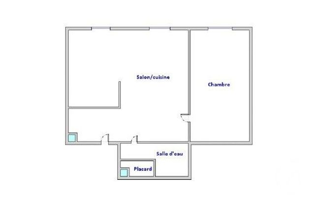 Appartement T2 à vendre - 2 pièces - 33.87 m2 - BORDEAUX - 33 - AQUITAINE - Century 21 Talent Immobilier