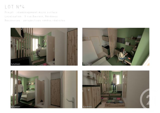 Appartement Studette à vendre - 1 pièce - 11.04 m2 - BORDEAUX - 33 - AQUITAINE - Century 21 Talent Immobilier