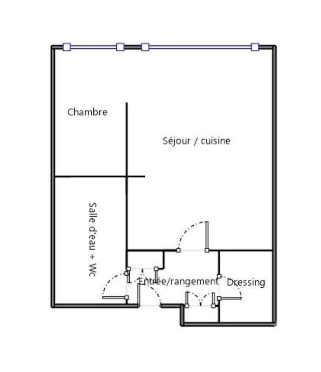 Appartement T1 à vendre - 1 pièce - 37.8 m2 - BORDEAUX - 33 - AQUITAINE - Century 21 Talent Immobilier
