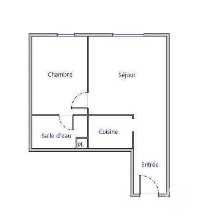 Appartement Studio à vendre - 2 pièces - 34.82 m2 - BORDEAUX - 33 - AQUITAINE - Century 21 Talent Immobilier