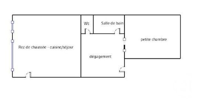 Appartement T1 à vendre - 1 pièce - 30.6 m2 - BORDEAUX - 33 - AQUITAINE - Century 21 Talent Immobilier